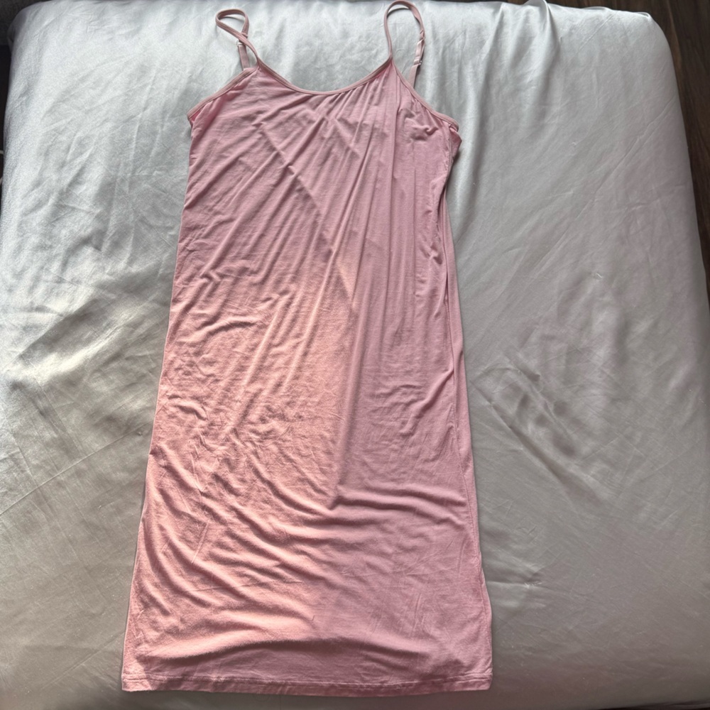 Pink Cami Strap Dress